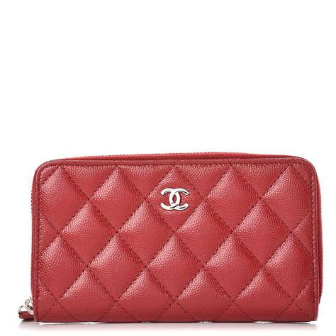 chanel small wallet zip